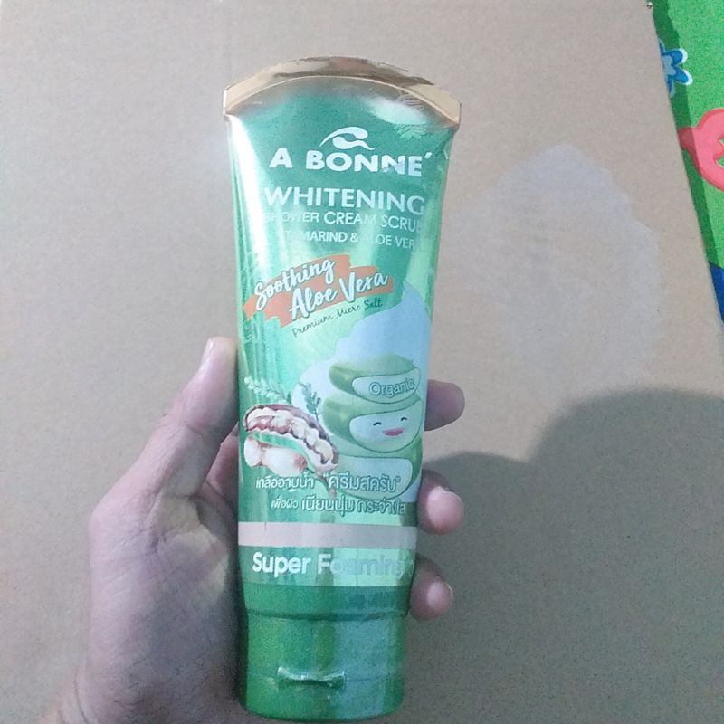 Kem tắm A bonne trắng mịn da 350g