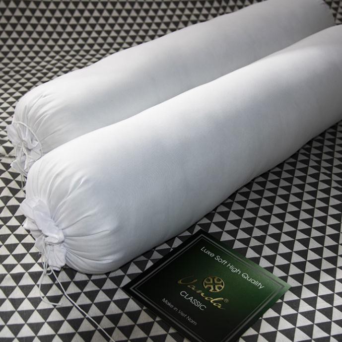 Ruột gối ôm bông gòn mềm mịn cao cấp có khóa kéo kích thước tiêu chuẩn 100x25cm