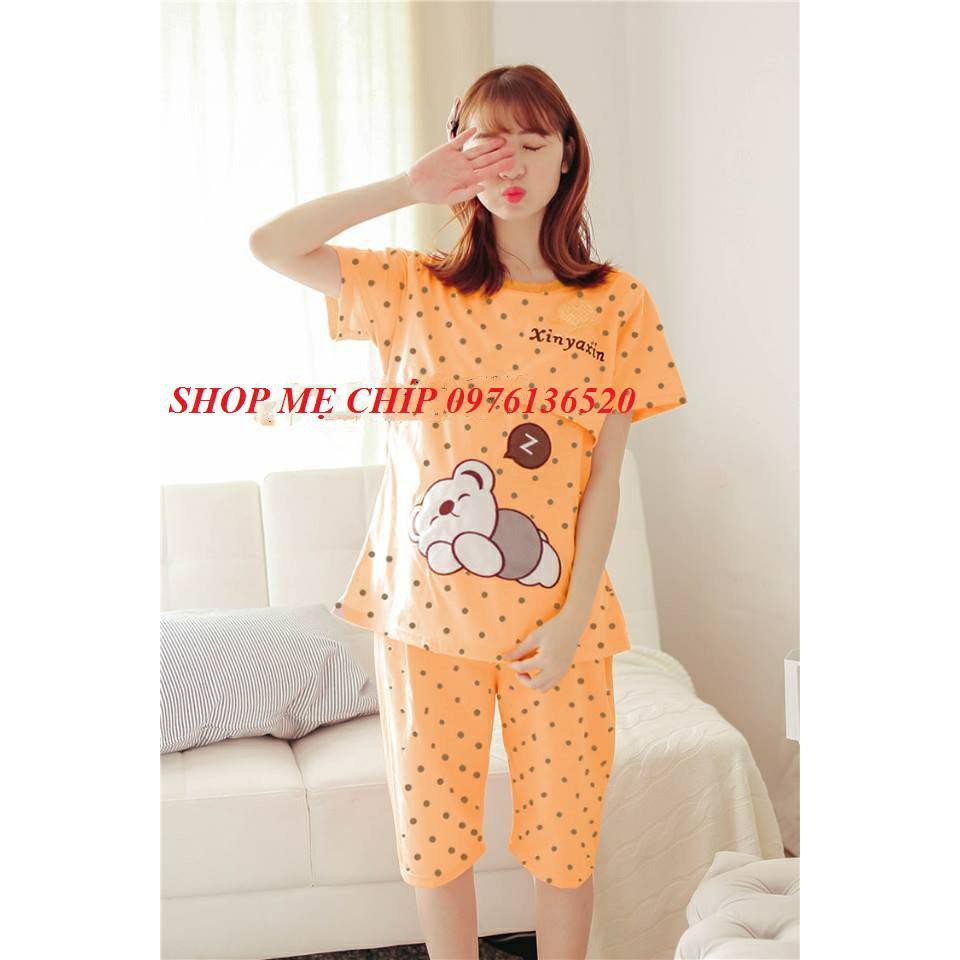 [XẢ KHO] BỘ ĐỒ BẦU VÀ SAU SINH CBV, 100% COTTON CHỈ #65K/BỘ