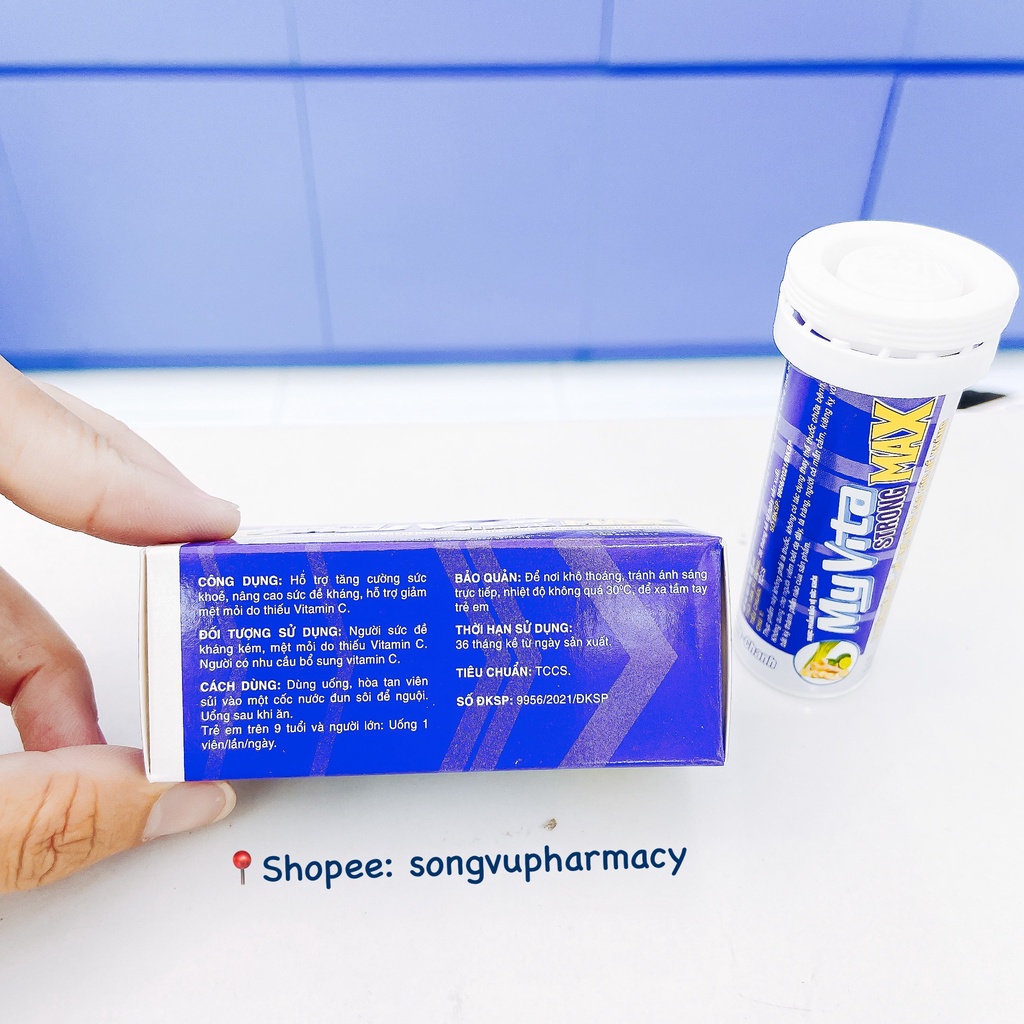 MyVita Strong  - Bổ sung Vitamin c, tăng cường sức đề kháng