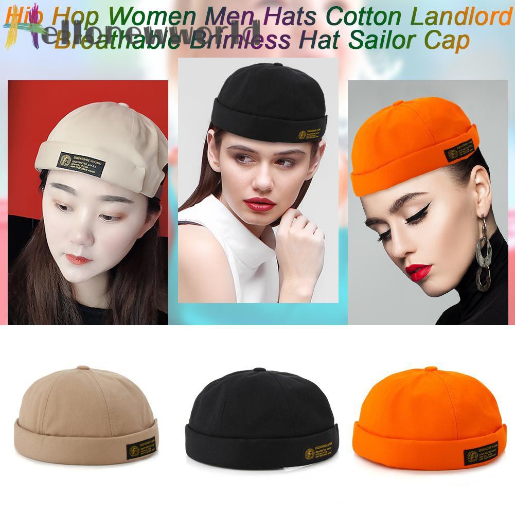 Mũ Lưỡi Trai Cotton Không Vành Thoáng Khí Phong Cách Hiphop Dành Cho Nam Và Nữ