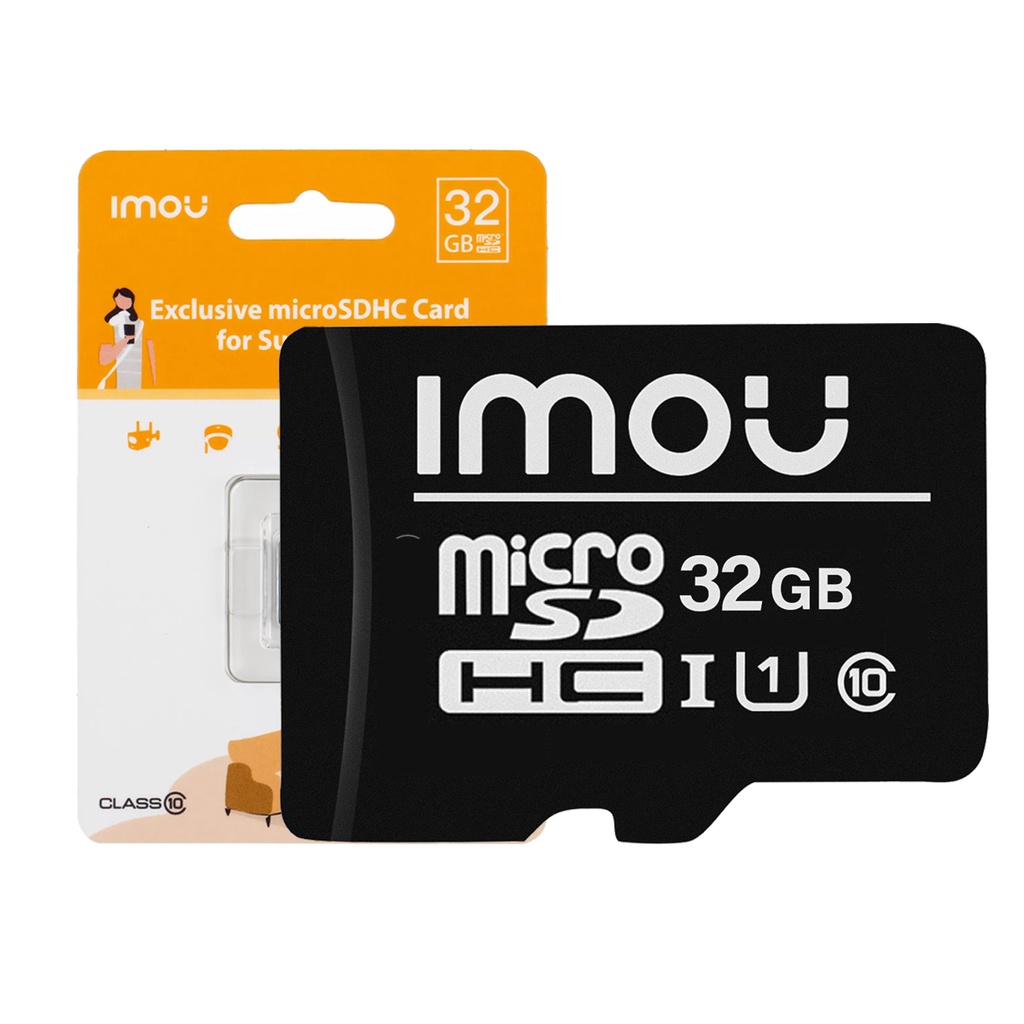 Thẻ nhớ 32GB/ 64GB IMOU, thẻ nhớ cho camera IMOU chuẩn Micro SD class 10 U1 tốc độ cao, hàng chính hãng