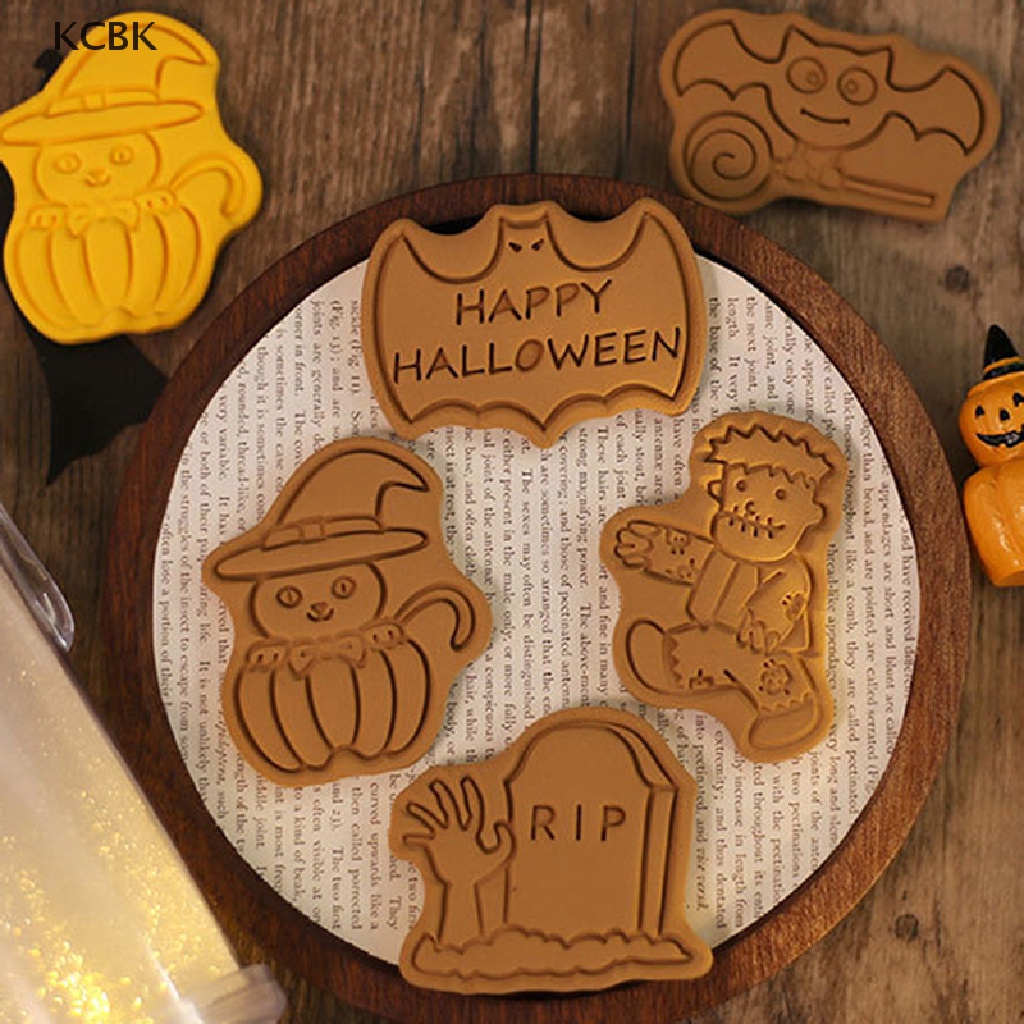 Bộ 8 Khuôn Cắt Bánh Quy Chủ Đề Halloween