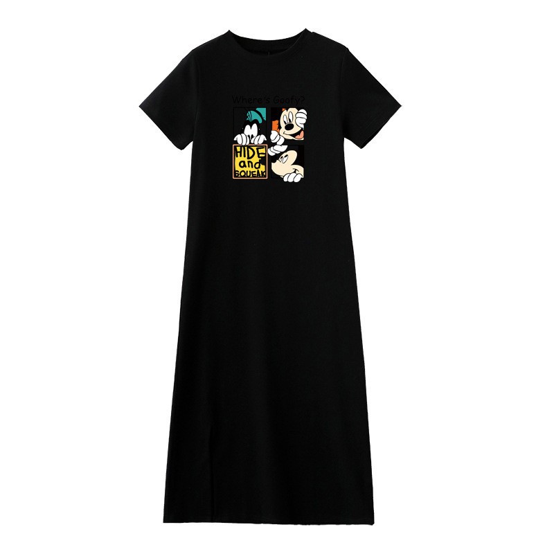 Đầm dáng suông 💥💥FREESHIP💥💥Họa tiết Mickey hot hit  - Style Hàn Quốc ( bà bầu bon chen được)-MÃ SHIP [PHANFREE]  ྇