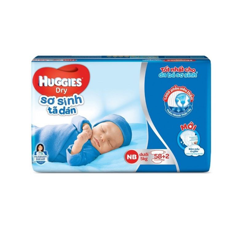 TÃ DÁN HUGGIES  BỌC KÉN CON TẰM NB40