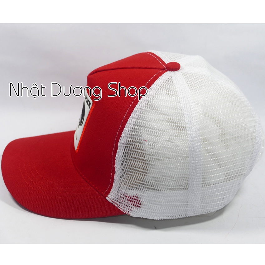 Nón kết lưới thêu hình con gà COOK cao cấp, khóa nhựa - Kiểu dáng thời trang cá tính thích hợp cho mọi người