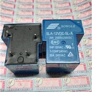 RELAY SLA-12VDC-SL-A RELAY 4 CHÂN 30A 250VA CUỘN DÂY 12V