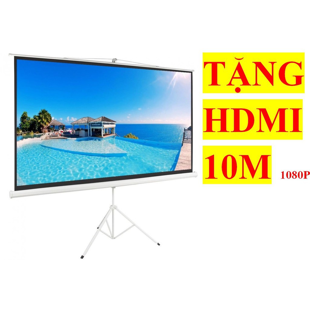 [ Hàng Hot ] Màn chiếu 3 chân Dalite 120 Inch 2.13m x 2.13m Xem Phim Xem Bóng Đá