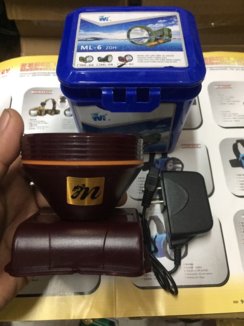 Đèn sạc đội đầu ML-6 siêu sáng