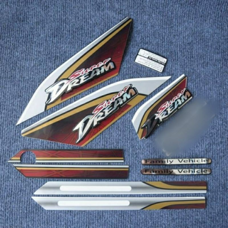 Bộ Tem Xe Dream Việt Family Xịn, Tem Hàng Đẹp Dùng Cho Dream Việt Đời Cao [ CHÍNH HÃNG ]