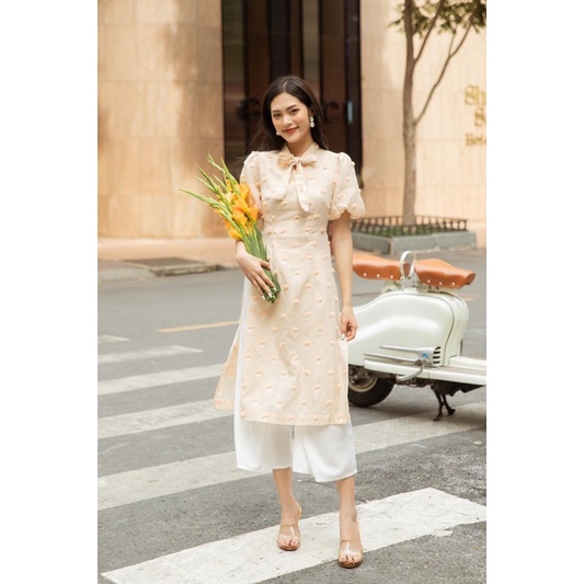 Ceci Cela - Áo Dài Tay Phồng Mùa Xuân Nữ Tính Viên Minh 1