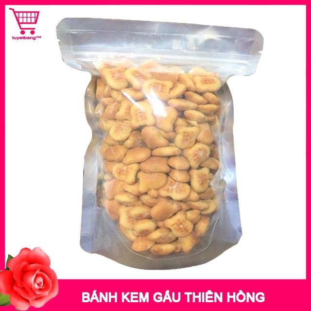 [Mã 77FMCGSALE1 giảm 10% đơn 250K] [FREESHIP TOÀN QUỐC] 1kg bánh gấu thiên hồng nhân kem | BigBuy360 - bigbuy360.vn