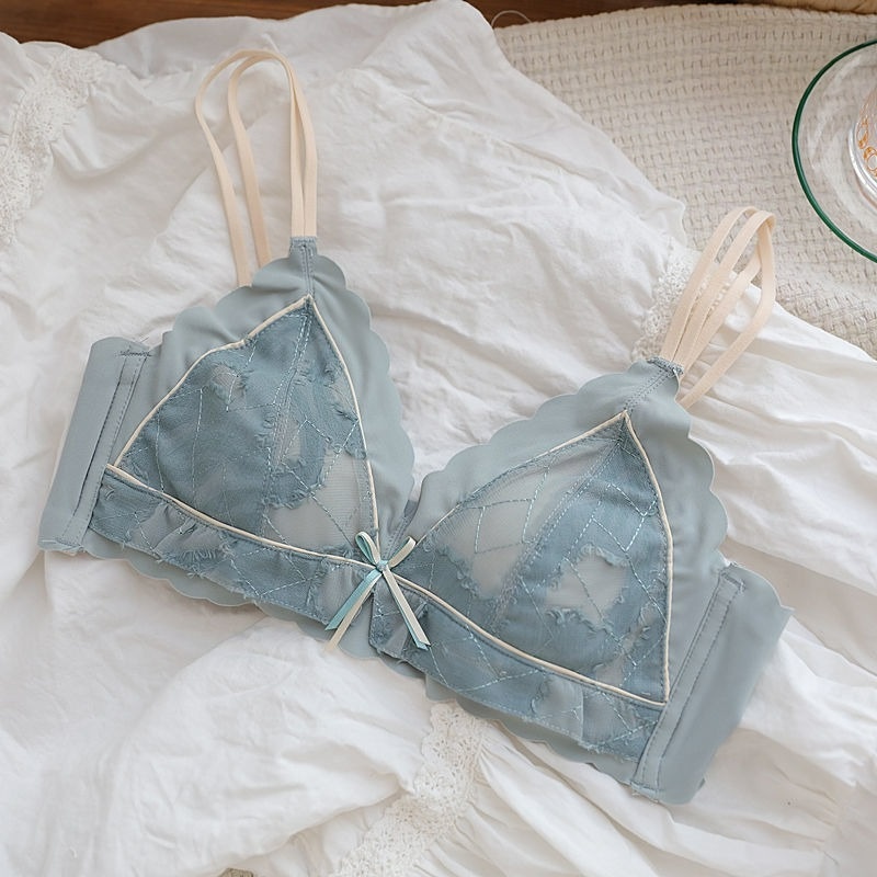 Áo Ngực Không Gọng Chống Chảy Xệ Thiết Kế Thoáng Khí Thoải Mái Cho Nữ