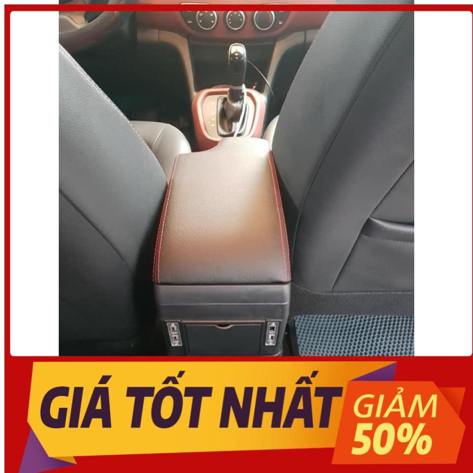 Hộp tì tay i10 loại khuyết nhựa bọc da cao cấp Cam kết chất lượng tốt