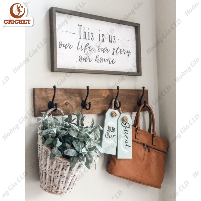 Set 10 móc treo gắn tường phong cách cổ điển, nhiều kiểu dễ dàng chọn lựa - Tặng kèm ốc vít