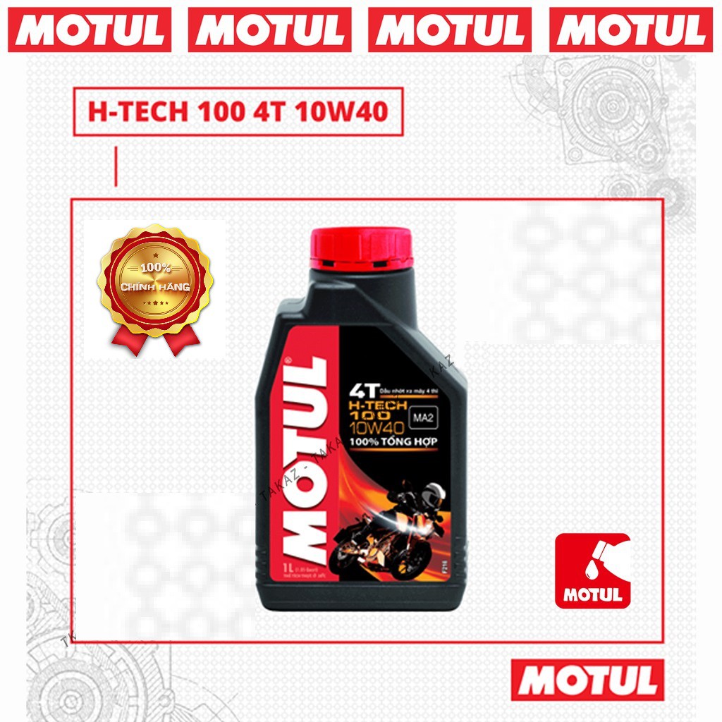 [FREESHIP] Nhớt Motul H-Tech 4T 10w40 1L dành cho xe máy, xe số , tay ga, côn tay