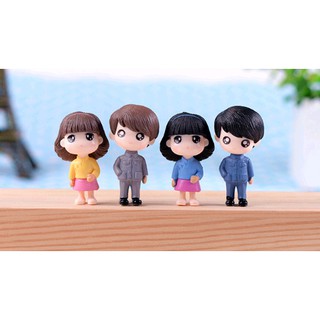 Cặp đôi chibi trang trí tiểu cảnh, stellariva