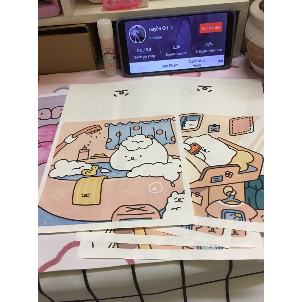 Túi Giấy Mini Đựng Quà Scrunchies Bánh Kẹo Dễ Thương Túi Kraft Gói Hàng Caro Cute Giá Rẻ Xinh