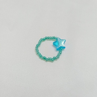 [RẺ VÔ ĐỊCH] nhẫn hạt cườm handmade trái tim/ sao