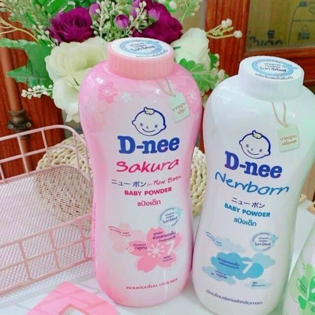 Phấn Rôm Em Bé Dnee D-nee Baby Powder Chính Hãng Thái Lan 380g.