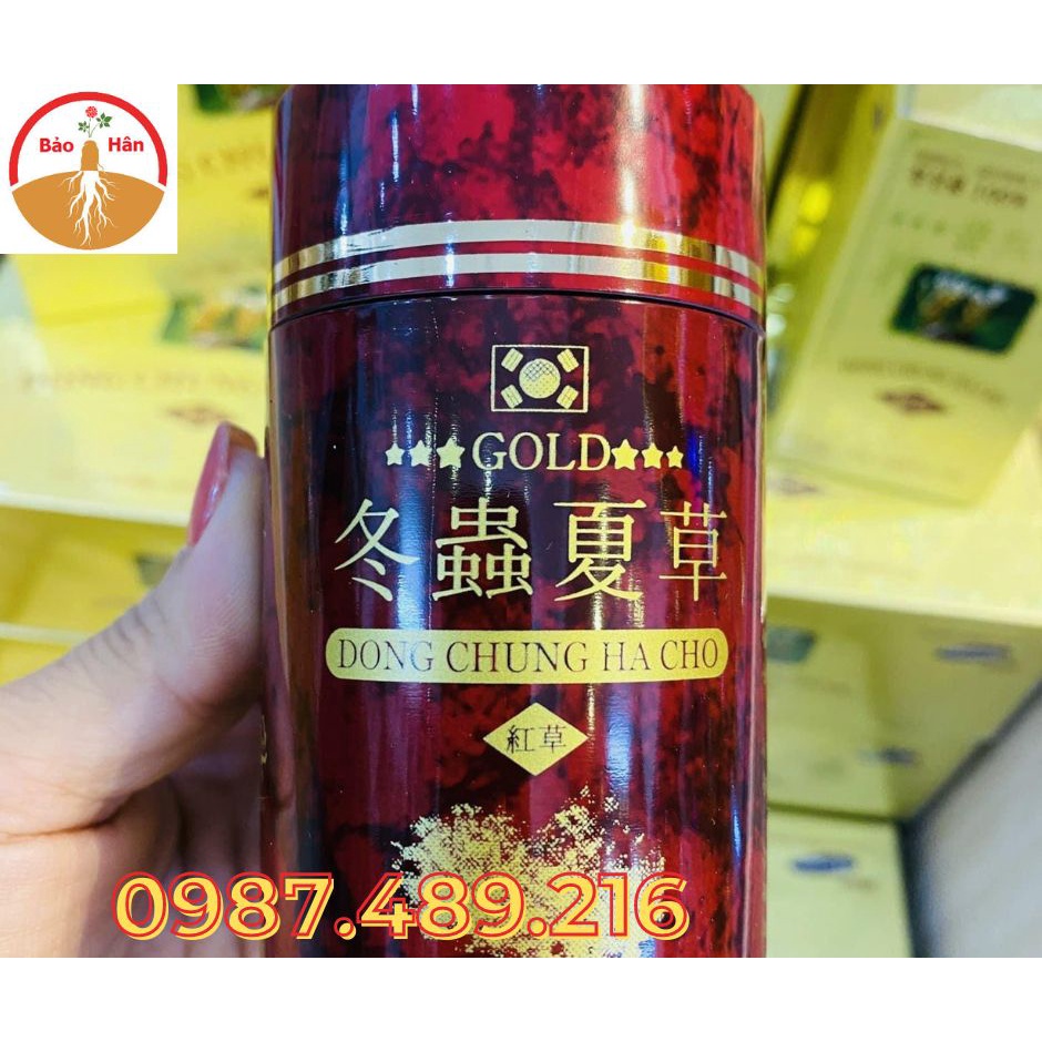 Viên Đông Trùng Hạ Thảo Kuemsan Cao Cấp Hàn Quốc Hộp 2 lọ x 100gr