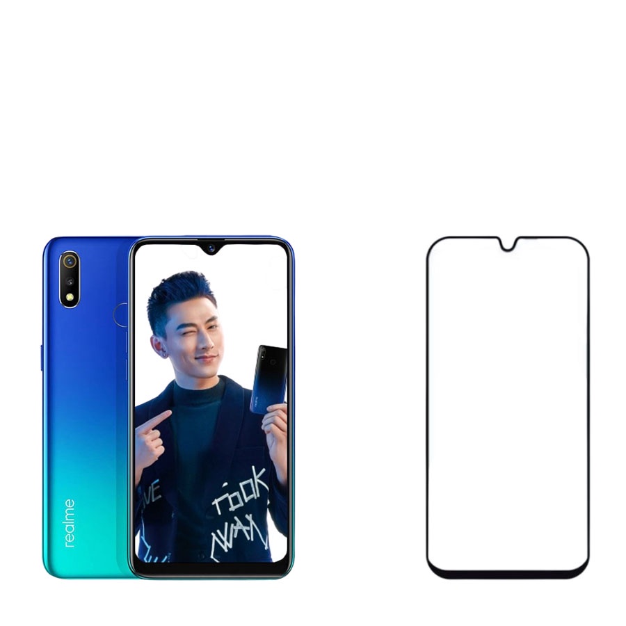 Kính cường lực Realme 3 (Full màn, Full keo)