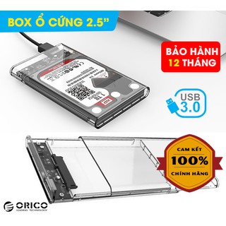 HDD BOX 2.5 Orico 2139U3 / 2577U3 / 2521U3 / 2020U3 Sata III USB 3.0 - Bảo hành 12 tháng !!!