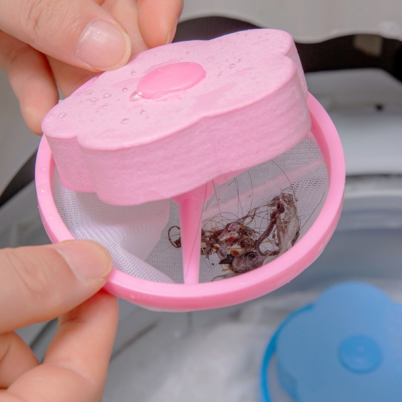 Phao lọc cặn bẩn máy giặt, túi gom rác máy giặt thông minh