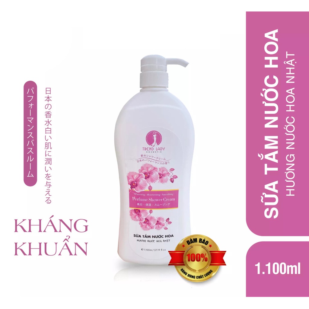 Sữa Tắm TREND LADY cosmetic Hương Nước Hoa Nhật 1100ml Mikem Shop