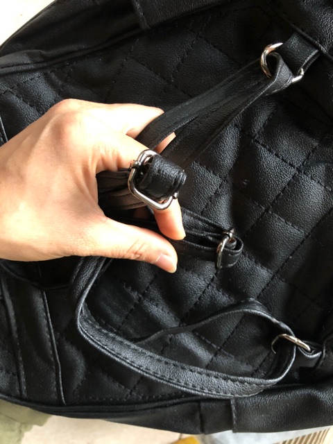 Balo xích da dê trần trám