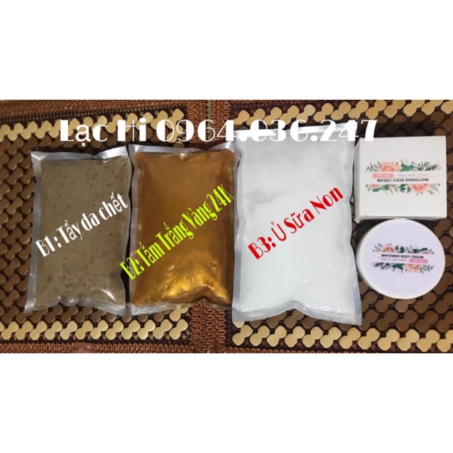 Tắm trắng Vàng Nano ( chuyên dụng cho Spa )