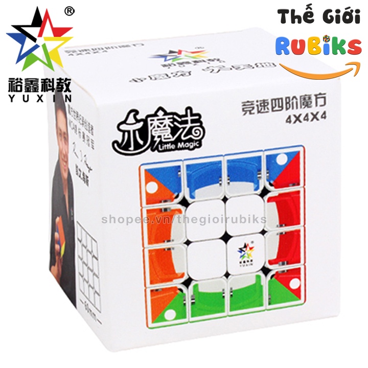 Rubik YuXin Little Magic 4x4 M Có Nam Châm 4x4x4 Cube.