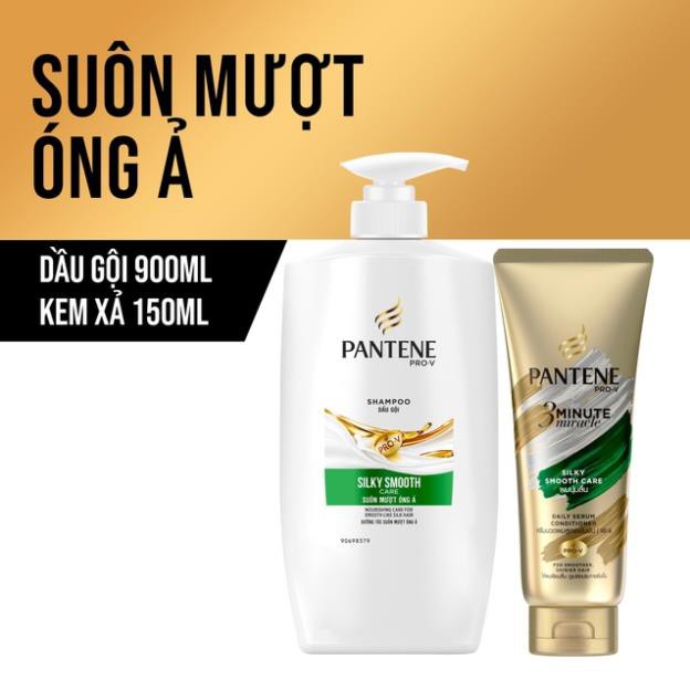 Dầu gội Pantene 900ML tặng Kem xả 150ML