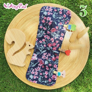 Băng vệ sinh vải wingpad 1 bộ size 25cm - ban ngày nền xám - kiểu lõi rời