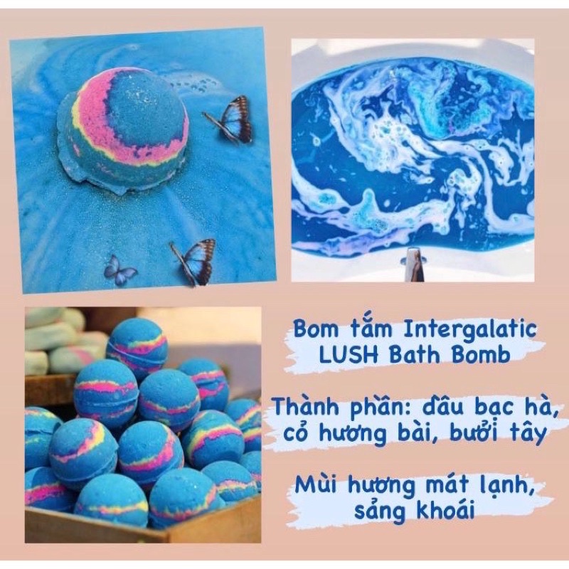 Bom tắm LUSH - Intergalactic bath bomb