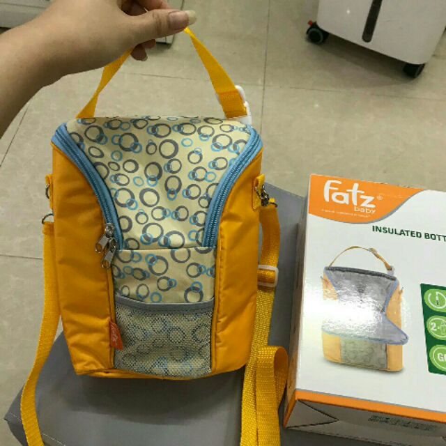 Túi giữ nhiệt nóng lạnh 2 bình sữa cổ rộng Fatz Hàn Quốc