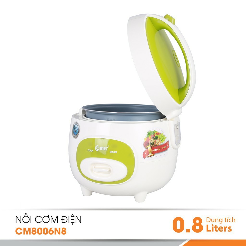 NỒI CƠM ĐIỆN COMET CM8006N8 - DUNG TÍCH 0.8 LÍT