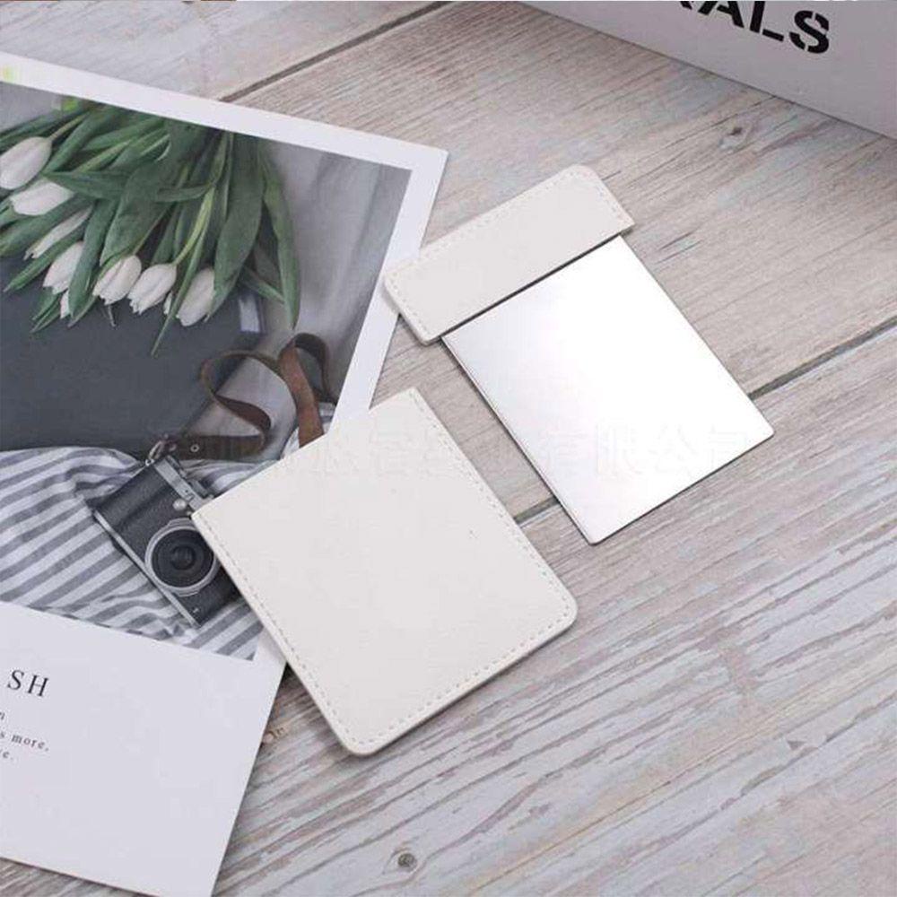 Gương Trang Điểm Mini TAYLOR1 Bằng Da PU Siêu Mỏng Không Vỡ Hình Chữ Nhật Bỏ Túi Tiện Dụng