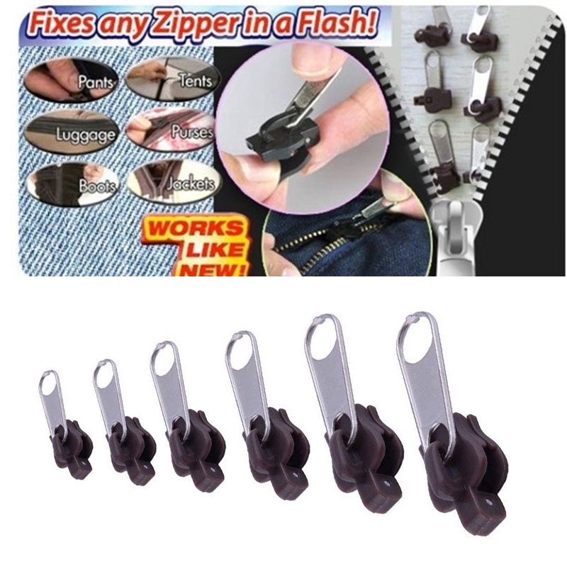 Set 6 Khóa Kéo Thay Thế Với 3 Kích Cỡ Khác Nhau