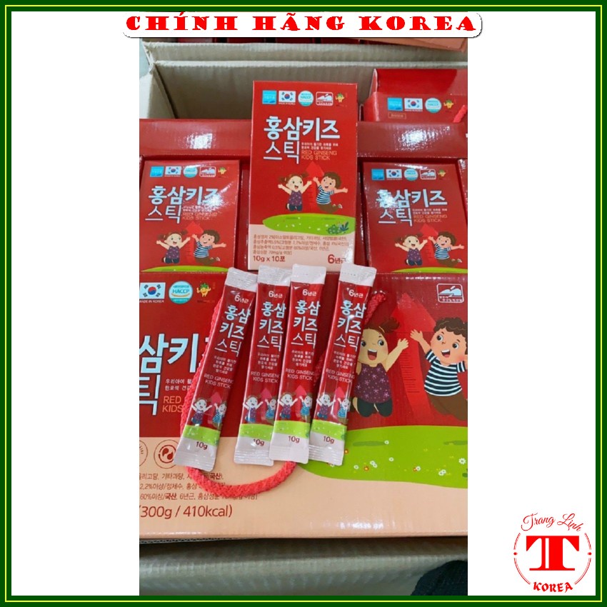 Hồng sâm baby hàn quốc, hộp 30 gói - Hồng sâm cho bé Dream Kids - Tăng chiều cao, tăng sức đề kháng cho bé - tranglinh