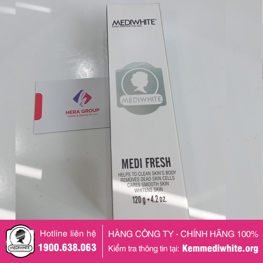 Kem Tẩy Tế Bào Chết Medi White Chính Hãng - Medi Fresh - Kem Tẩy Tế Bào Chết Sáng Da Medi White - Hàng Công Ty