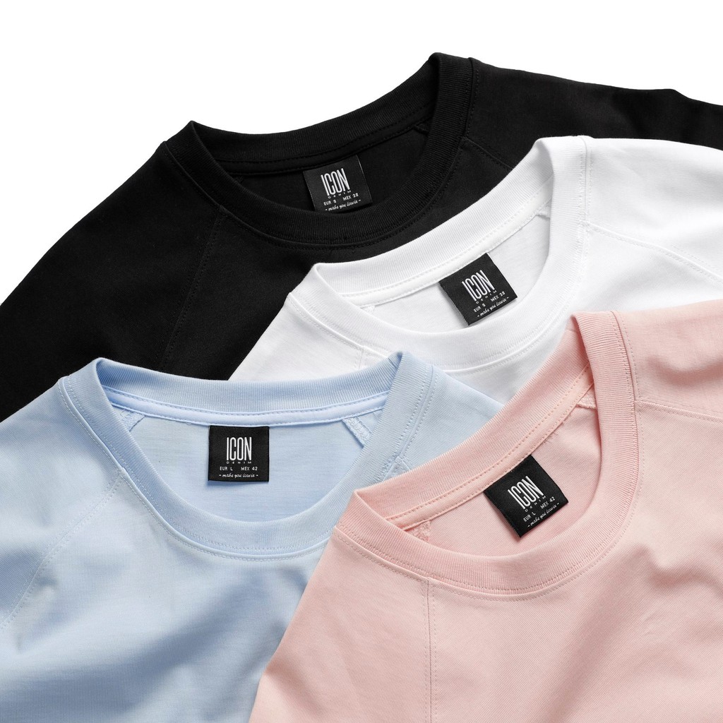 [Mã MABRIC99 giảm 10% tối đa 30k đơn 99k] Áo Thun Nam Tay Ngắn ICON DENIM Raglan Dry Cotton | BigBuy360 - bigbuy360.vn