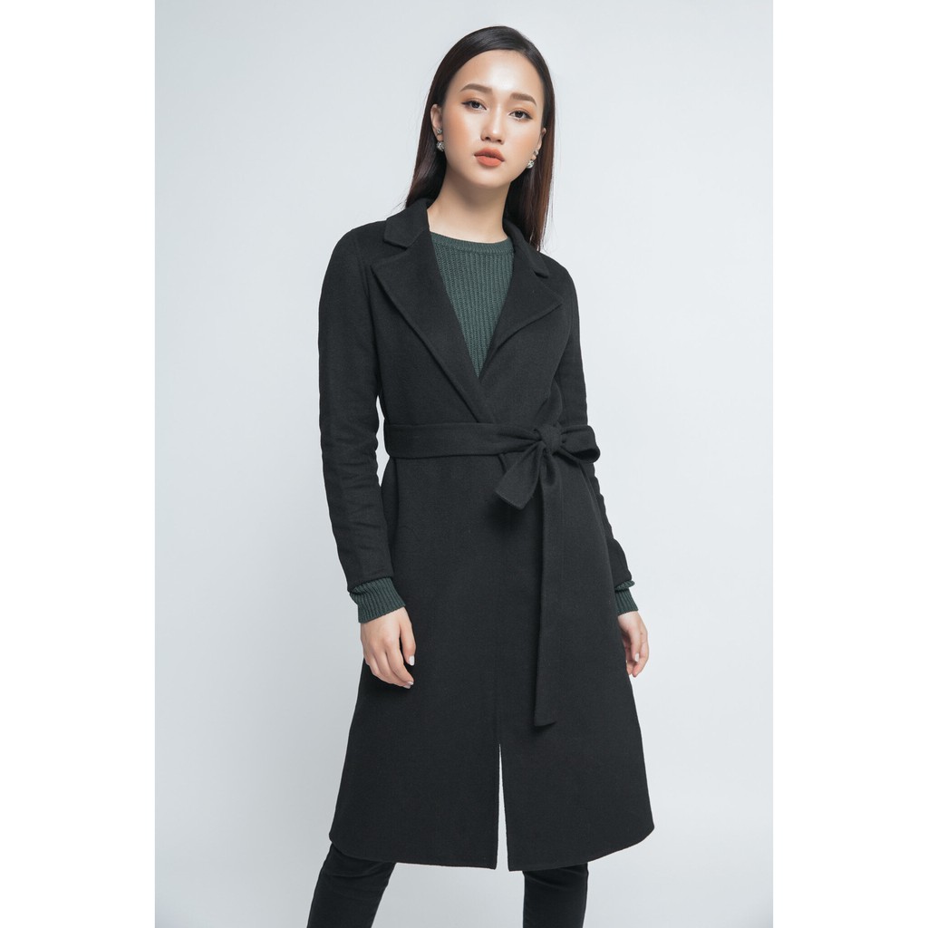 Áo khoác dạ nữ dáng dài IVY moda MS 78M3526