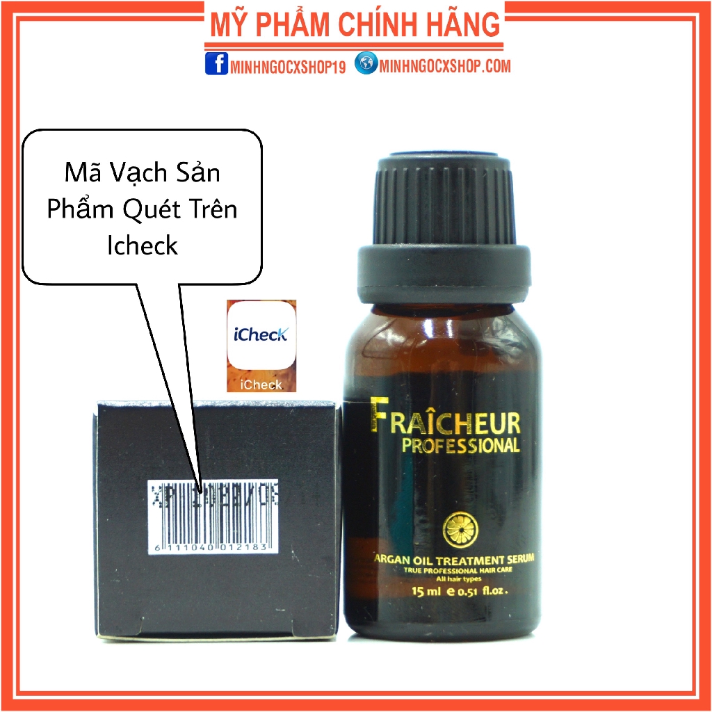 ✅[ Fraicheur-Chính Hãng ] Tinh Dầu Dưỡng Phục Hồi Chuyên Sâu Fraicheur Argan Oil Treatment Serum 15ml-Chính Hãng | BigBuy360 - bigbuy360.vn