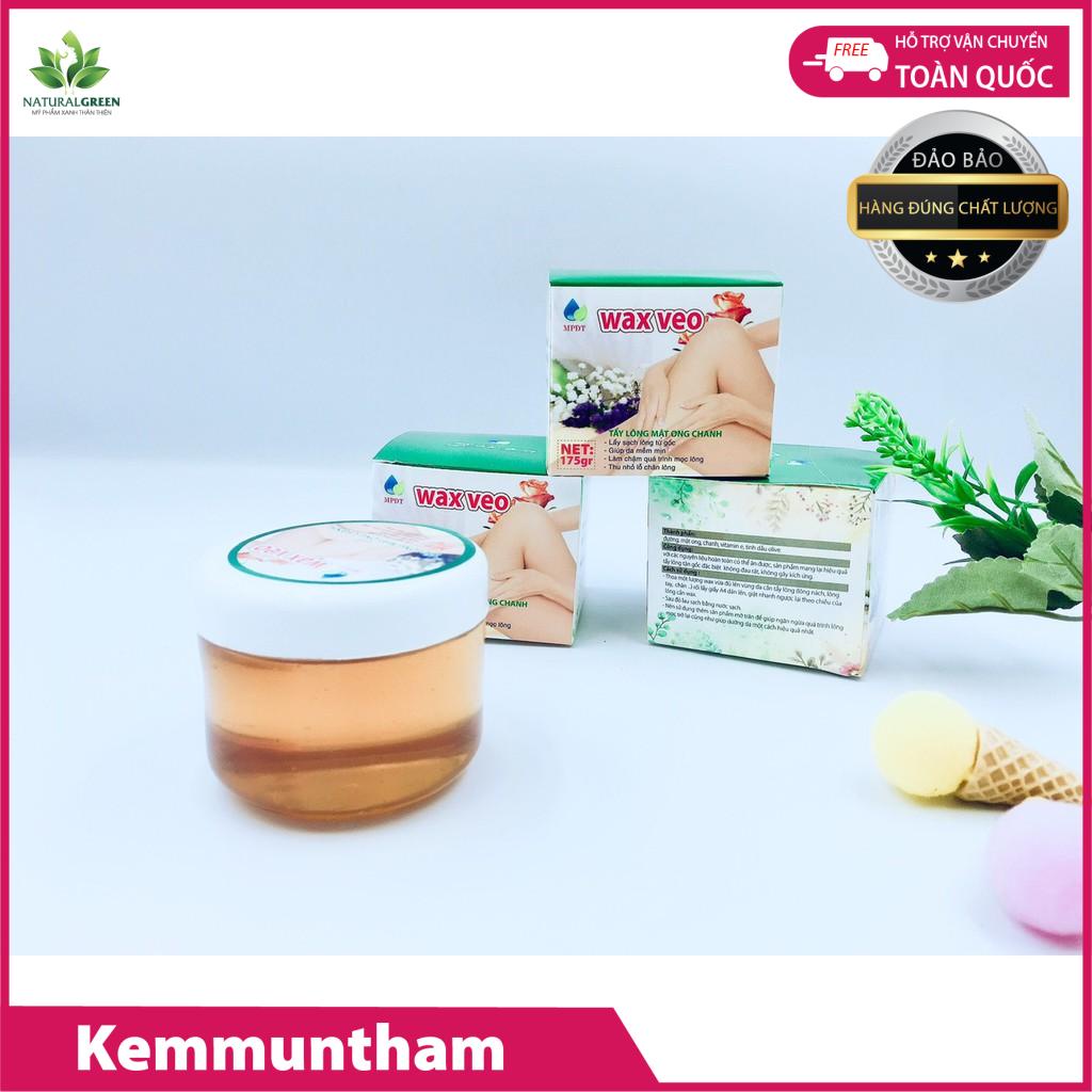 WAX LÔNG VEO Tẩy sạch MỌI VÙNG Lông + TẶNG kèm giấy wax và que gạt  chính hãng