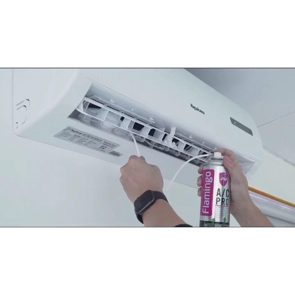 Xịt vệ sinh khử mùi điều hòa nội thất ô tô dạng bọt Flamingo F020 500ml