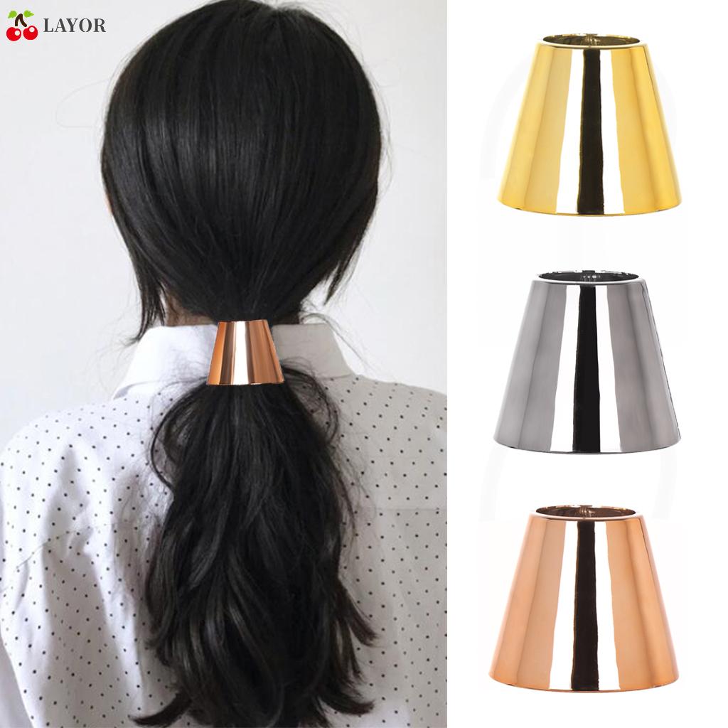 Kẹp Tóc Tròn Thắt Bím Nhiều Màu Phong Cách Punk Cổ Điển Dành Cho Nữ