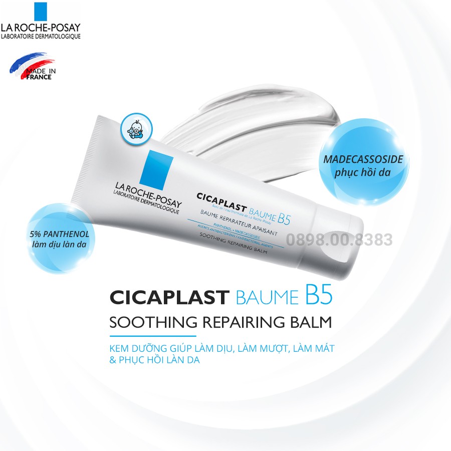Kem Dưỡng Phục Hồi Da La Roche Posay Cicaplast B5 Baume - Chính Hãng