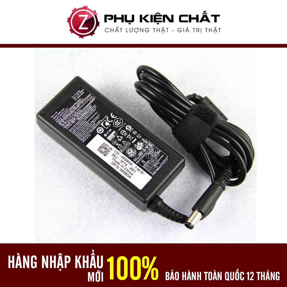 Sạc cho Laptop Dell XPS 13 L321X L322X 3.34A 65W Hàng Nhập Khẩu Bảo Hành 12 Tháng + Tặng Dây Nguồn 1,5M !