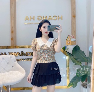 Áo hoa cổ cánh sen siêu hot (video)
